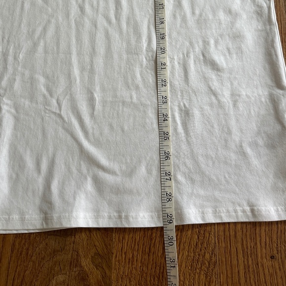 NWT Athleta Women's 100% Cotton T-Shirt, White - Picture 6 of 7